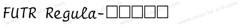 FUTR Regula字体转换